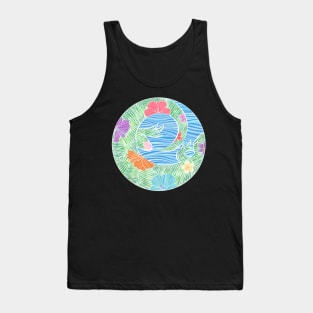 Tropical Green Gecko Tank Top